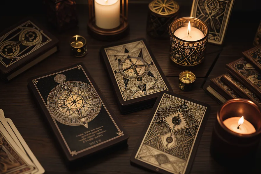 Deux lames de tarot illustrant la dualité du symbolisme des nombres chez des jumeaux