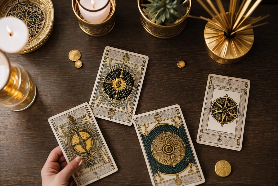 Lames du tarot de Marseille associées aux thèmes de structure et d'introspection dans une lecture numérologique