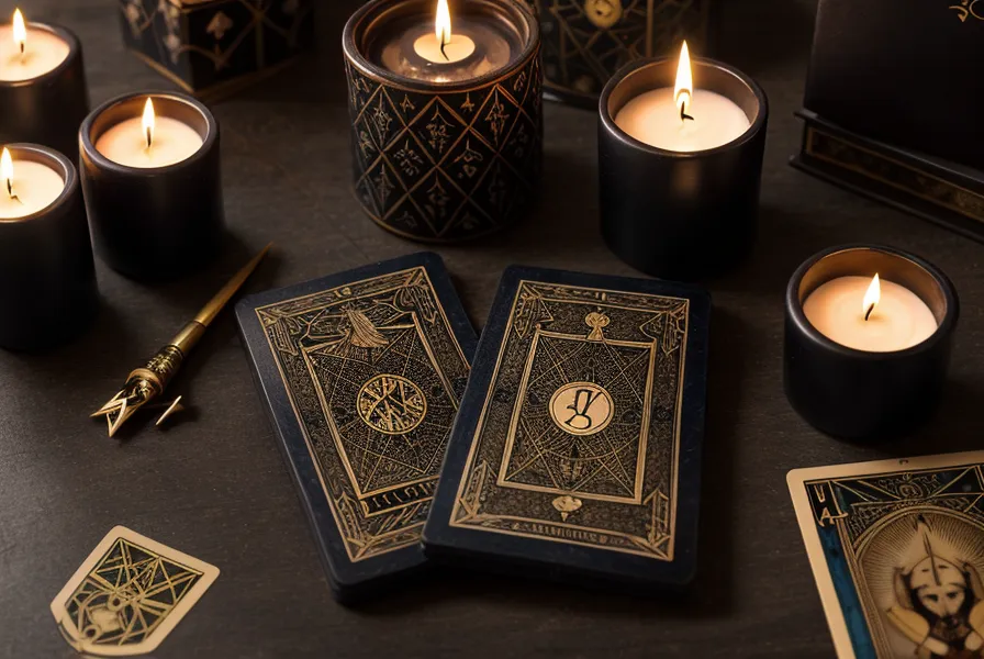 Notes de libraire sur l'interprétation des arcanes majeurs du tarot de Marseille, carnet ouvert sur le comptoir