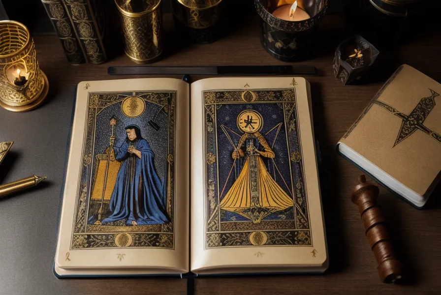 Carte de l'Ermite du tarot de Marseille, symbolisme d'un tirage de cartes réfléchi